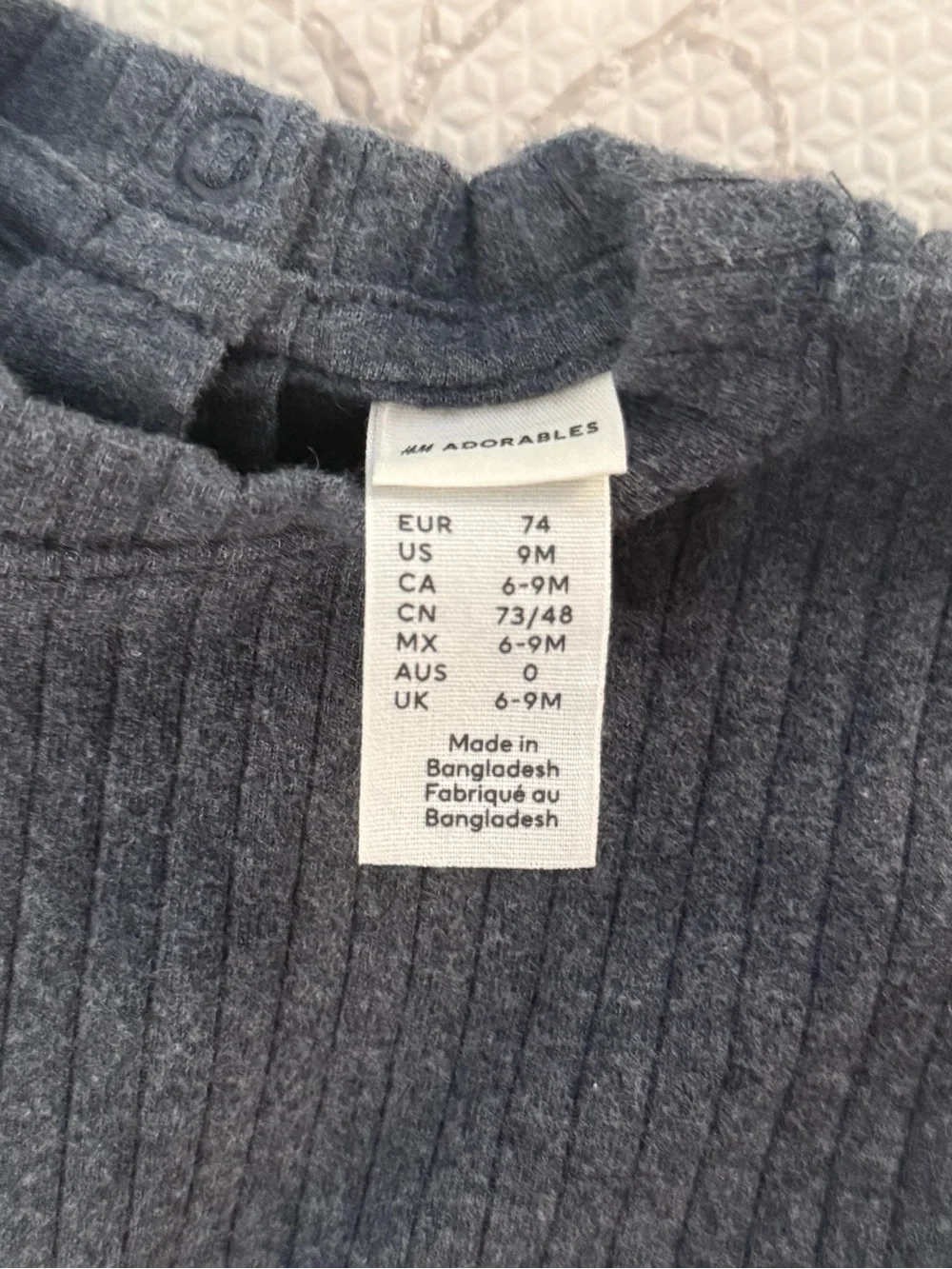 Charcoal Ribbed Two-Piece Knit Set - Picture 4 of 5